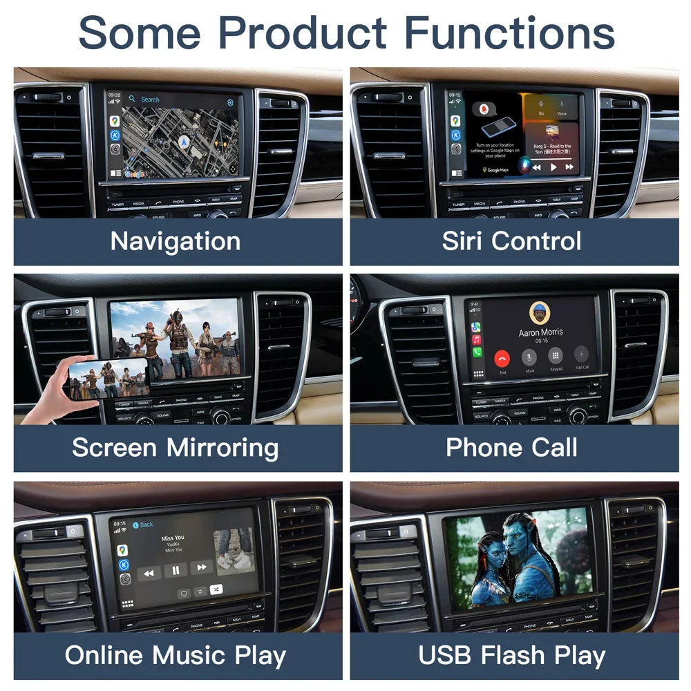 Wireless Carplay and Android Auto Module for Porsche PCM 3.1